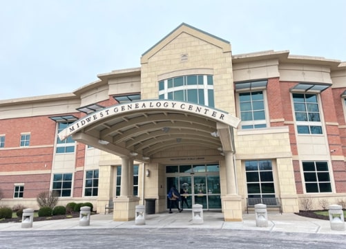 Photo: the Midwest Genealogy Center in Independence, Missouri. Credit: Gena Philibert-Ortega.