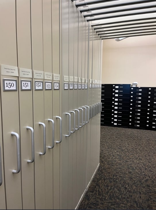 Photo: the Midwest Genealogy Center, Independence, Missouri, microfilms. Credit: Gena Philibert-Ortega.