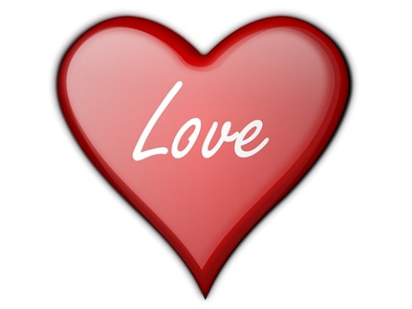 Illustration: a heart with “Love” in the middle