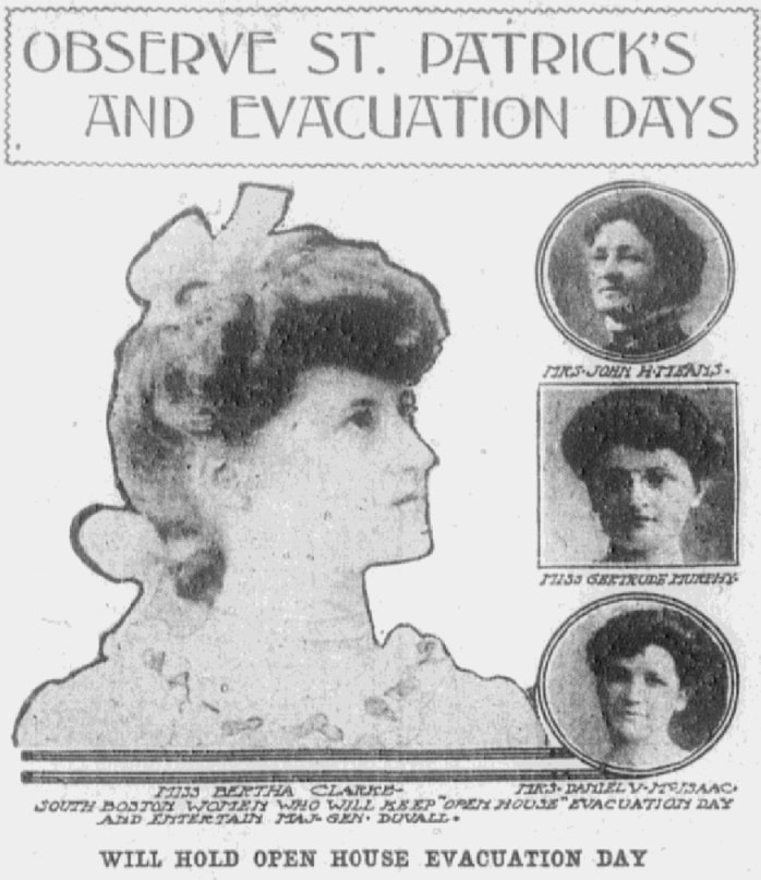 An article about Boston's March 17 parade, Boston Journal newspaper 16 March 1908