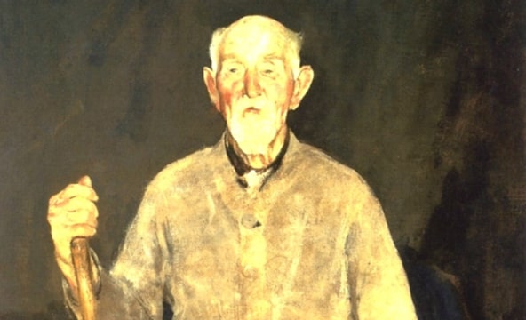 Illustration: a close-up of “Clipper Ship Captain” (Capt. Ryder) by Charles Webster Hawthorne. Credit: Huntington Museum of Art, Huntington, West Virginia.