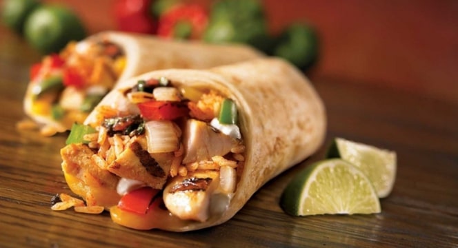 Photo: a burrito. Credit: samuelfernandezrivera; Wikimedia Commons.