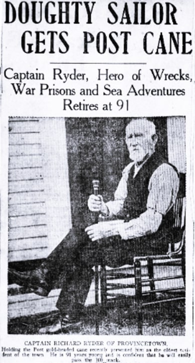 Photo: Captain Richard Ryder of Provincetown. Credit: Pilgrim Monument and Provincetown Museum.