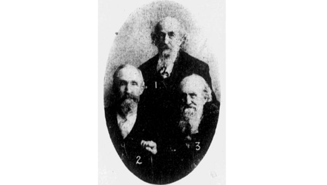 Photo: the Brackett brothers. Credit: Boston Journal, 1 February 1906.