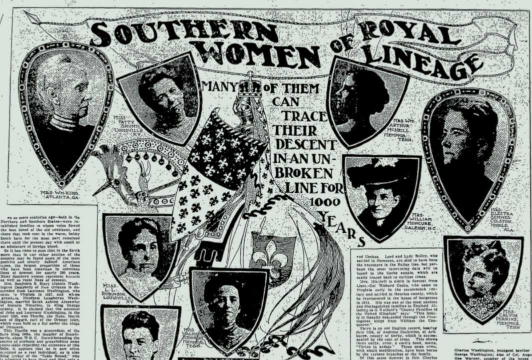 An article about Jamestown descendants, Commercial Appeal newspaper 28 April 1901