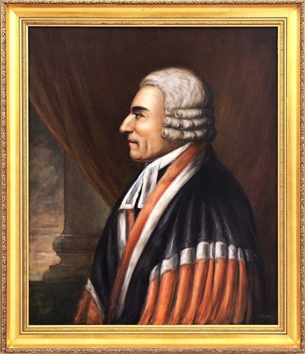 Illustration: Chief Justice William Cushing. Credit: Supreme Court Historical Society, Washington, D.C.