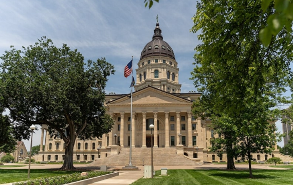Photo: the Kansas State Capitol, Topeka, Kansas. Credit: Nils Huenerfuerst; Wikimedia Commons.