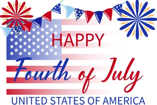 Illustration: “Happy Fourth of July” illustration. Credit: https://depositphotos.com/home.html