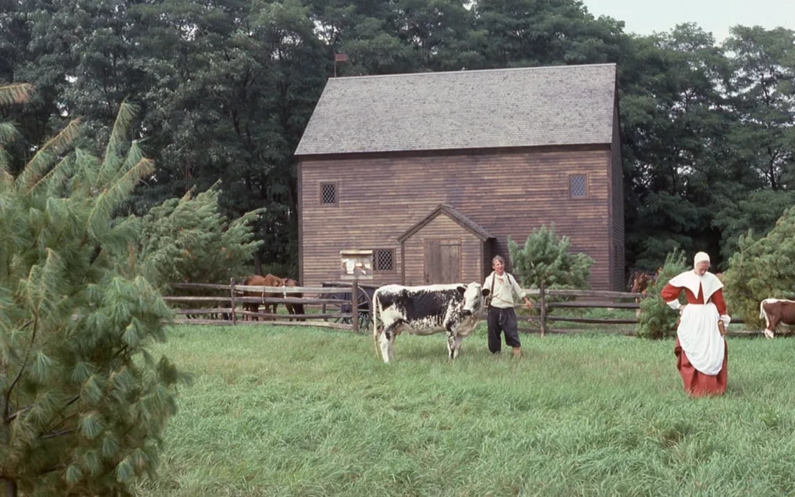 Photo: replica meeting house used for “Three Sovereigns for Sarah” in Salem, Massachusetts. Credit: Richard B. Trask.