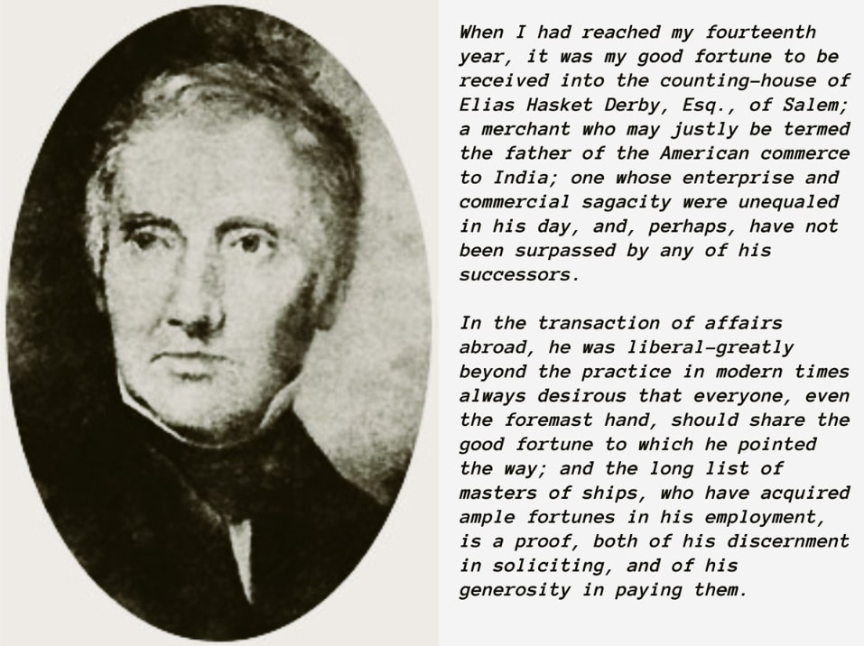 Illustration: Captain Richard Cleveland, and a quote on Derby. Credit: Wikimedia Commons.