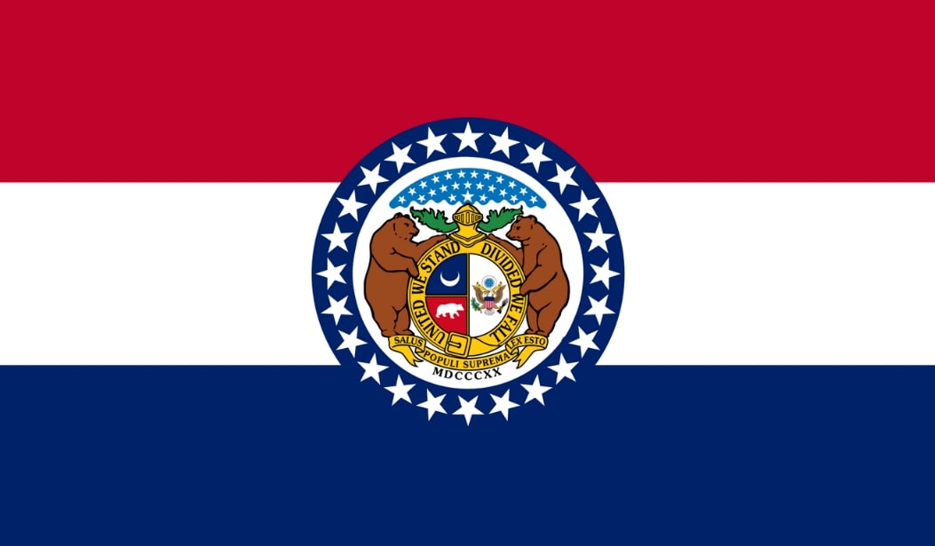 Illustration: Missouri state flag. Credit: Wikimedia Commons.