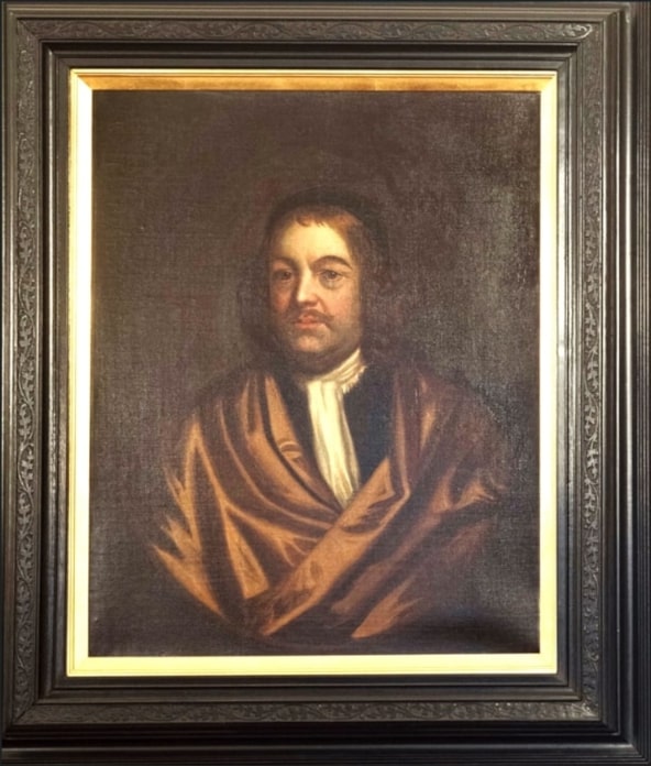 Illustration: Governor Simon Bradstreet, by Joseph Rodefer DeCamp. Credit: Salem Town Hall, Salem, Massachusetts.