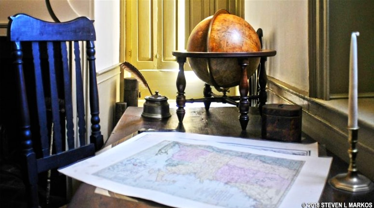 Photo: Elias Derby’s office, Salem, Massachusetts. Credit: Stephen L. Markos for National Park Planner.