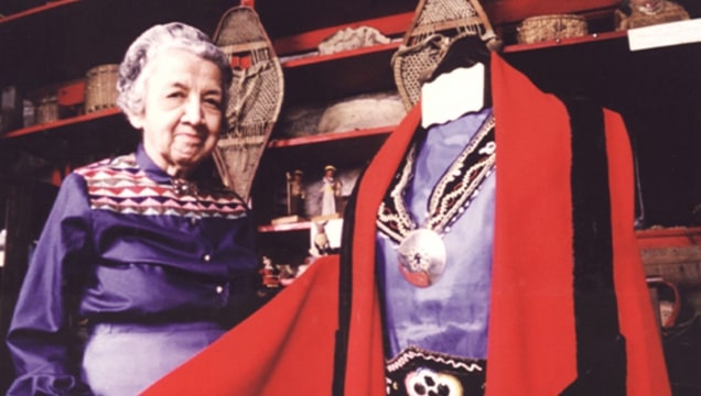 Photo: Dr. Gladys Iola Tantaquidgeon. Credit: Mohegan Tribe; https://www.mohegan.nsn.us/about/our-tribal-history/in-memoriam/gladys-tantaquidgeon