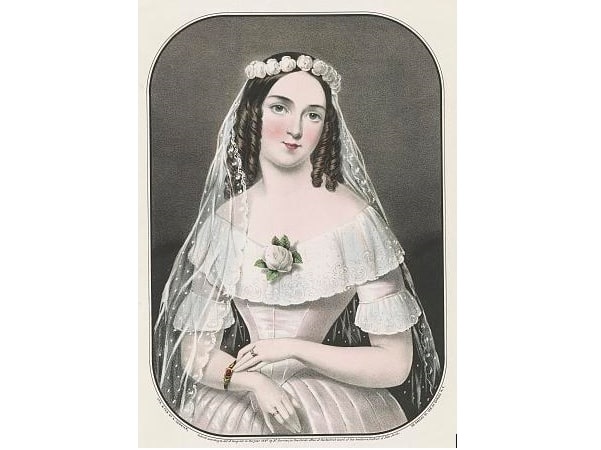 Illustration: “The Bride” by N. Currier, 1847. Credit: Library of Congress, Prints and Photographs Division.