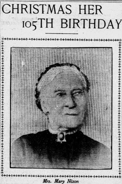 An article about a Christmas Day birthday, Philadelphia Inquirer newspaper 24 December 1900