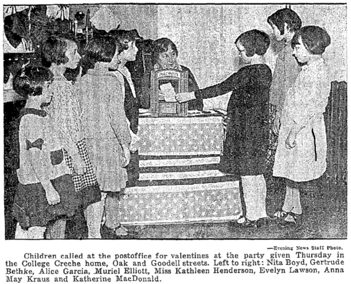 An article about Valentine's Day, Buffalo News newspaper 15 February 1929