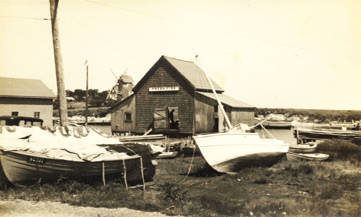 Photo: Wixon Dock, Herring River. Credit: Jennifer (Koehler) Mackall.