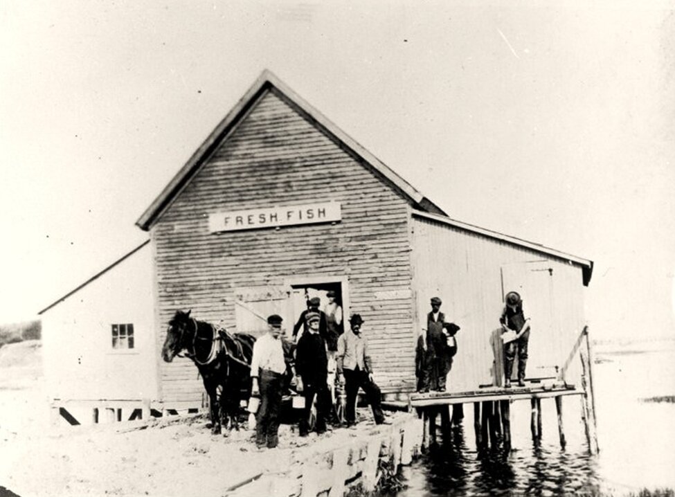 Photo: Wixon Dock, Herring River, Massachusetts, c. 1907. Credit: Jennifer (Koehler) Mackall.
