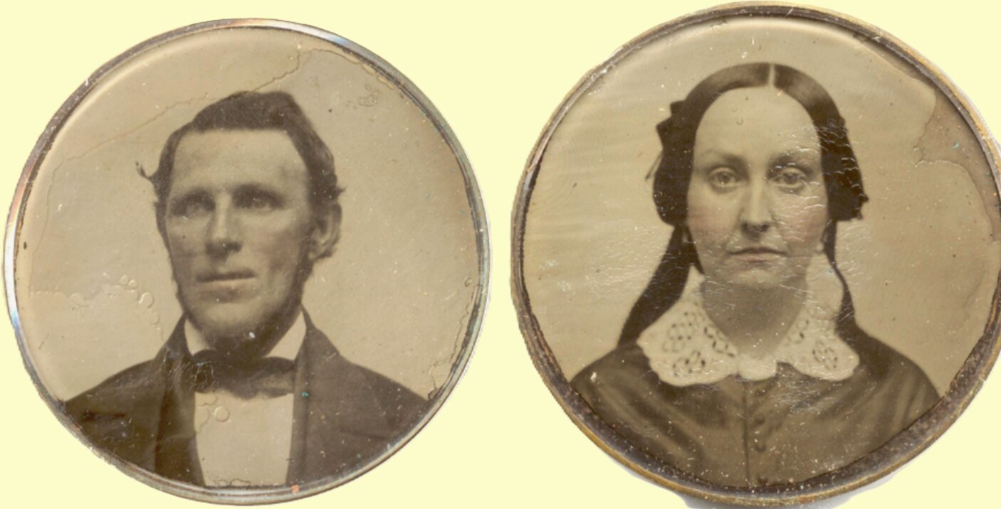 Photos: Elisha and Angerette Crowell. Credit: Dennis Historical Society.