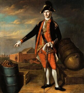 Illustration: Colonel Benjamin Flower, artificer, by Charles Willson Peale and James Peale. Credit: Star Spangled Banner Flag House Museum, Baltimore.