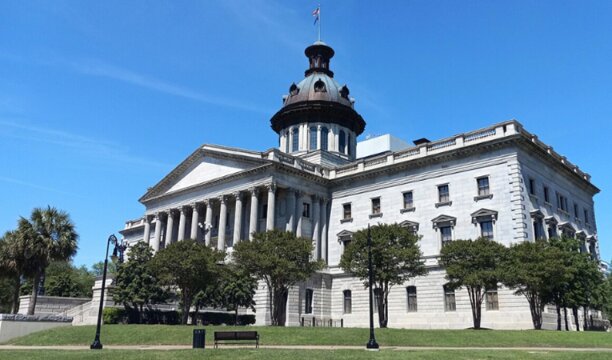 Photo: the South Carolina State House in Columbia, South Carolina. Credit: Thomas Kirchel; Wikimedia Commons.