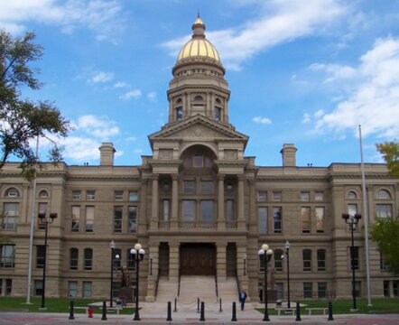 Photo: the Wyoming State Capitol, Cheyenne. Credit: Bradlyons; Wikimedia Commons.