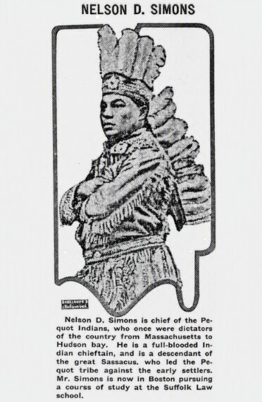 An article about Nelson Simons, Copper Era and Morenci Leader newspaper 17 March 1922
