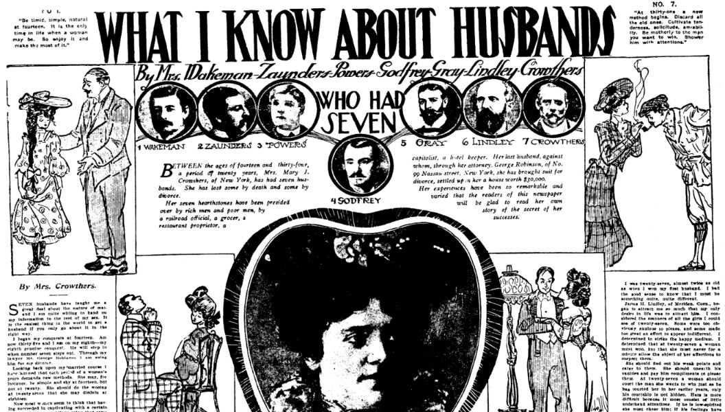 An article about Mary Drapoe, New York American and Journal newspaper 27 November 1904