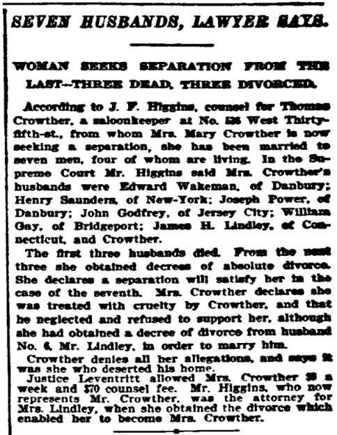 An article about Mary Drapoe, New-York Tribune newspaper 21 November 1901