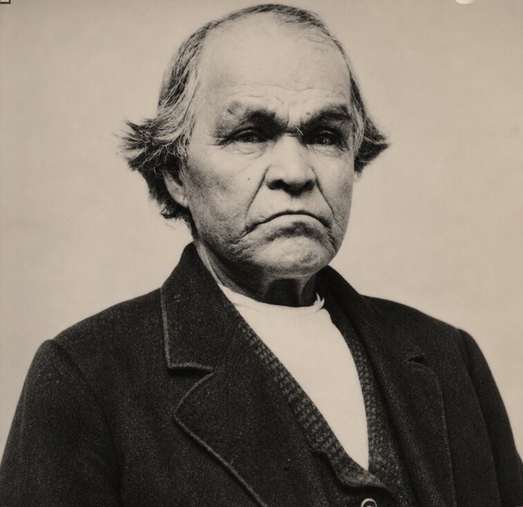 Photo: Benjamin Attaquin. Credit: “Indian Notes and Monographs,” a series compiled by the Smithsonian Museum of the American Indian and the Heye Foundation. (AI enhanced)