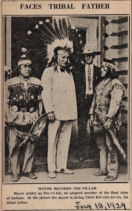 Some History of the Hopi Tribe from 1929