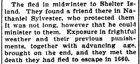 An article about Nathaniel Sylvester, Evening Times-Republican newspaper 30 May 1903