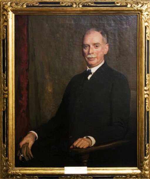 Illustration: Dr. Frederic A. Washburn. Credit: Edmund Tarbell; Paul R. Russell Museum, Massachusetts General Hospital.