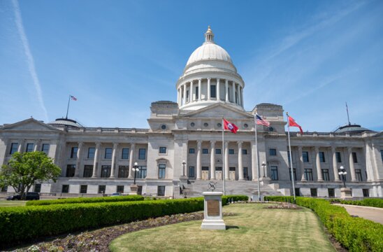 Photo: the Arkansas State Capitol, Little Rock, Arkansas. Credit: xiquinhosilva; Wikimedia Commons.
