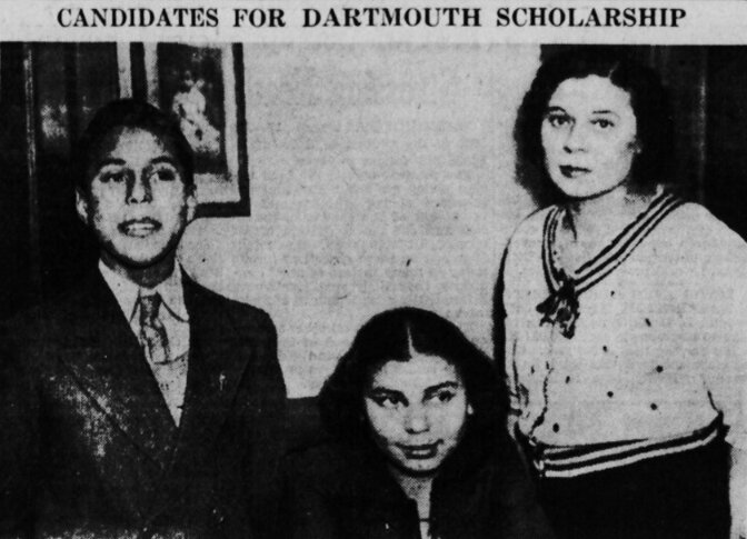 Photo: Steven, Amelia, and Clara Peters. Credit: Boston Public Library.