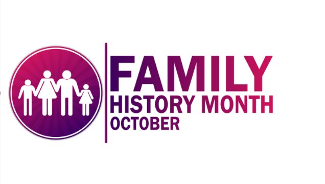 Photo: Family History Month graphic. Credit: https://depositphotos.com/home.html