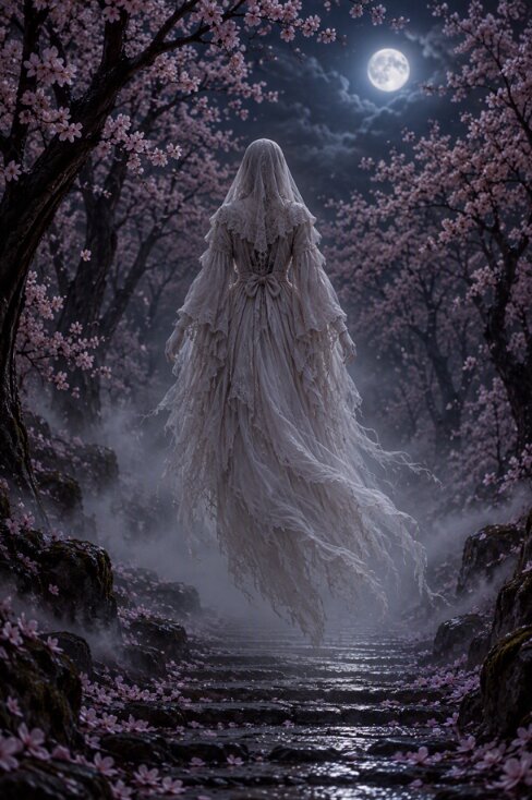 Photo: the ghost of Manor House. Credit: AI-generated art by Melissa Davenport Berry.