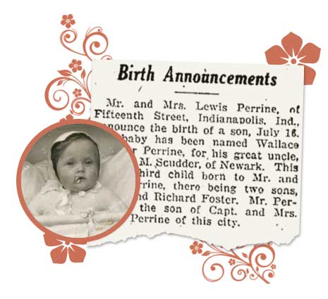 Newspaper Birth Announcements \u0026 Records 